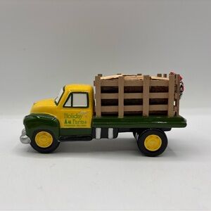 Department 56 1995 Vintage Original Snow Village Firewood Delivery Truck 54864